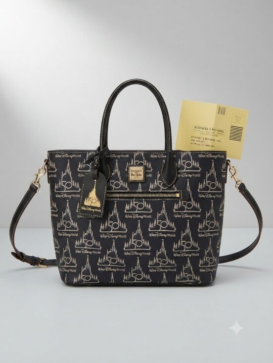 Dooney & Bourke Handbags - ​Dooney&Bourke Walt Disney World 50th Anniversary Castle Tote Bag -Read Listing-